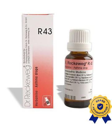 Dr. Reckeweg R43-Asthmatic Constitution Drops(4 x 22)