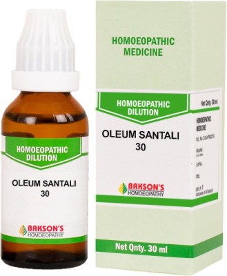 Bakson's Homoeopathy Oleum Santali 30 Dilution(30 ml)