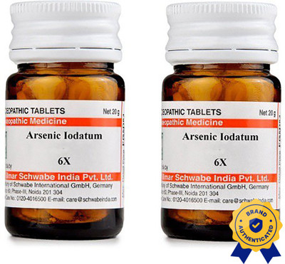 Dr.Willmar Schwabe India Arsenic Iodatum 6X Tablets(2 x 20 g)