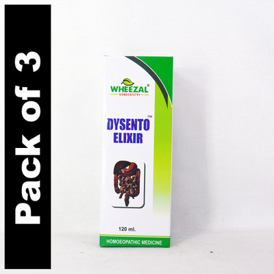 WHEEZAL Dysento Elixer Syrup(3 x 120 ml)
