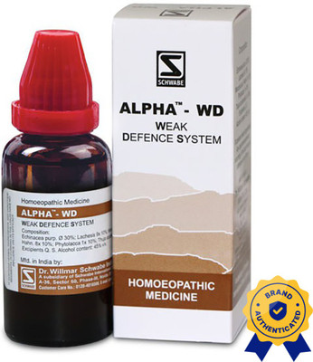 Dr.Willmar Schwabe India Alpha - WD Weak Defence System Liquid(30 ml)
