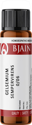 Bjain Gelsemium Sempervirens 0/06 LM Globules(6 g)