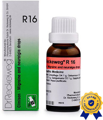 Dr. Reckeweg R16-Migraine & Neuralgia Drops(2 x 22 ml)