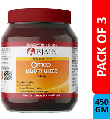 Bjain Omeo Mouth Ulcer Tablets(3 x 450 g)