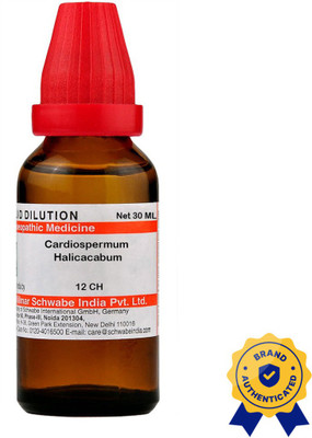 Dr.Willmar Schwabe India Cardiospermum Halicacabum 12 CH Dilution(30 ml)