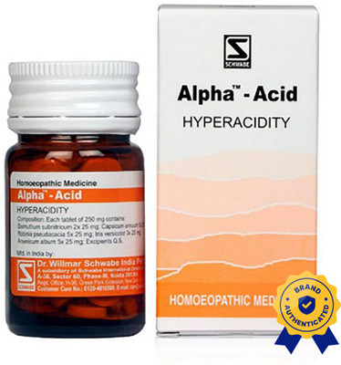 Dr.Willmar Schwabe India Alpha-Acid Hyperacidity Tablets(2 x 20 g)