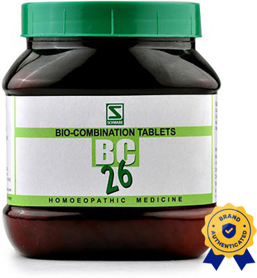 Dr.Willmar Schwabe India Bio-combination BC 26 Tablets(4 x 550 g)