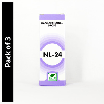 New Life Laboratories NL-24-Haemorrhoidal , Drops(3 x 30 ml)