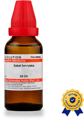 Dr.Willmar Schwabe India Sabal Serrulata 30 CH Dilution(4 x 30 ml)