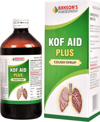 Bakson's Homoeopathy Kof Aid Plus Syrup(4 x 450 ml)