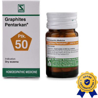 Dr.Willmar Schwabe India Graphites Pentarka (Ptk 50) Tablets(5 x 20)