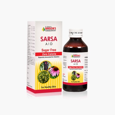 Bakson's Homoeopathy SARSA AID (SUGAR FREE) Syrup(115 ml)