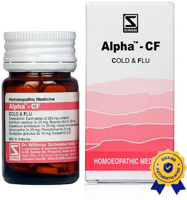 Dr.Willmar Schwabe India Alpha - CF Cold & Flu Tablets(20 g)