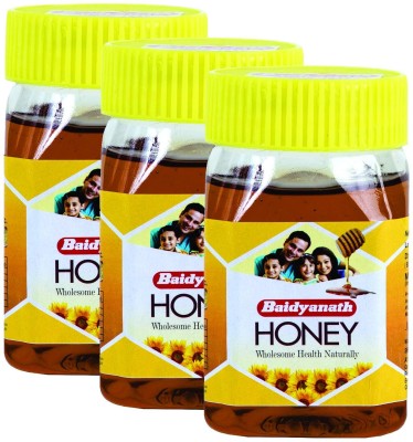 Baidyanath Honey 250 g (Pack of 3) Natural Immunity Booster I Pure Honey(3 x 250 g)