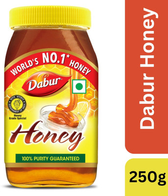 Dabur 100% Pure World's No.1 Honey Brand with No Sugar Adulteration(250 g)