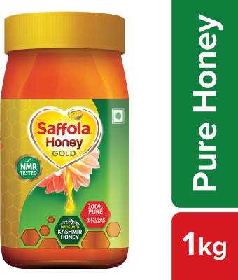 Saffola Honey Gold, 100% Pure NMR Tested, Made with Kashmir Honey