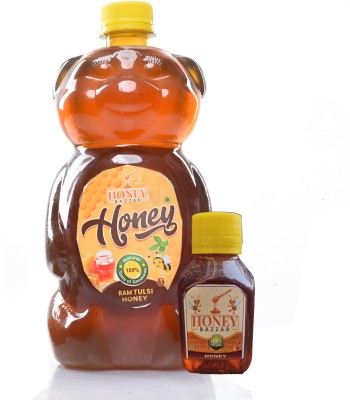 honeybazzar Natural Taste of Goodness Bon Tulsi Honey 1200g +100g extra pack - 1.3kg(1300 g)