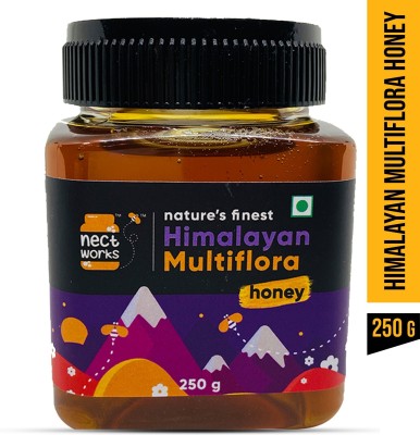 NectWorks Pure Natural Himalayan Multi Flora Honey Bottle(250 g)