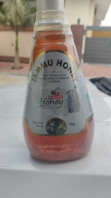 BHARAT HONEY Jammu Honey - Thick liquid Pure Jammu Region Honey -(500 g)