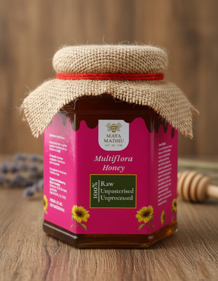 maya madhu Raw Multiflora Honey(500 g)