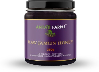 ANTAJI FARMS Unpasteurized SMR tested Raw Jamun Honey( Pack of1,250GM)(250 g)
