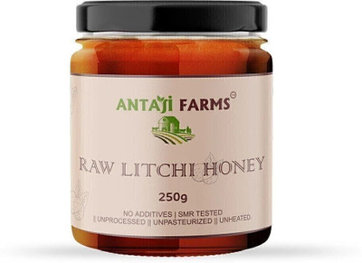 ANTAJI FARMS Unpasteurized SMR tested Raw Litchi Honey( Pack of1,250GM)(250 g)