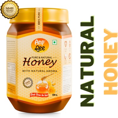 ANP BEE Raw Unpasteurized Pure Honey 500g Pack | NMR Tested I Unfiltered Honey(500 g)