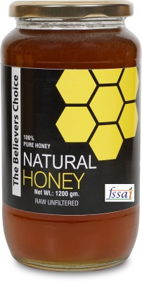 THE BELIEVERS CHOICE Natural Honey Pure Organic Raw Honey no preservatives no Added Sugar(1200 g)