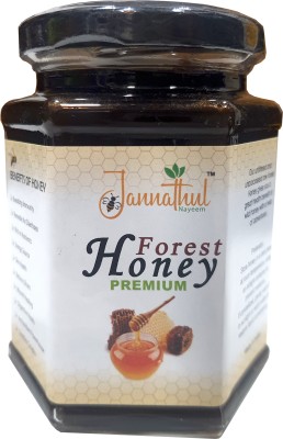 Jannathul Nayeem Organic Raw and unprocessed Forest Honey collected freshly packed in glass jar(350 g)