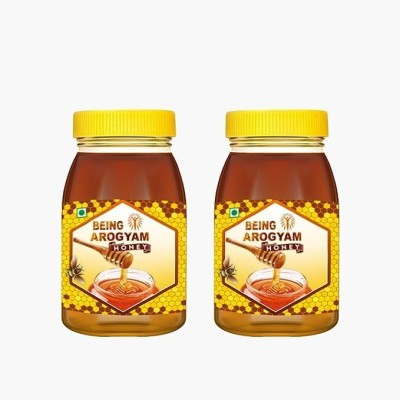 Being Arogyam Organic Natural Honey - 500 gm(2 x 500 ml)