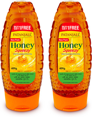 PATANJALI Honey Squeezy(2 x 400 g)