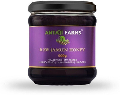 ANTAJI FARMS Unpasteurized SMR tested Raw Jamun Honey( Pack of1,500GM)(500 g)