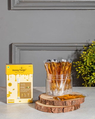 HONEY TWIGS Vanilla Infused Honey,240g Pack of 1(240 g)