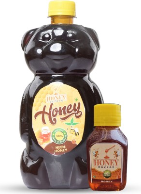 honeybazzar Natural Taste of Goodness Neem Honey [Pack of 2](2 x 0.6 kg)