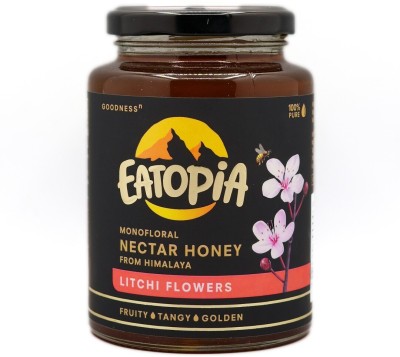 EATOPiA Litchi Flowers Monofloral Nectar Honey From Himalaya(500 g)