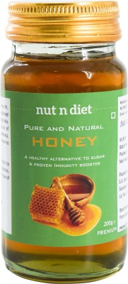 nutndiet Pure Natural Honey Premium | Glass Bottle(200 g)