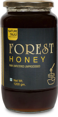 nature trust Wild Forest Raw Honey Pure Natural & Unfiltered Wild Forest Honey 1200g(1200 g)