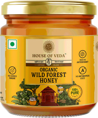 HOUSE OF VEDA Organic Wild Forest Raw Honey(250 g)