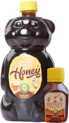 honeybazzar Natural Taste of Goodness Karanj Honey 1200g +100g extra pack(1300 g)