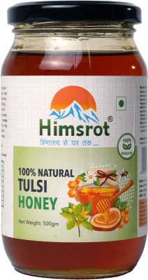 Himsrot Pure Natural Honey | Organic Tulsi Honey | Unfiltered Unpasteurized Tulsi Honey(500 g)