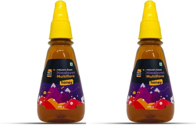 NectWorks Himalayan Multiflora Honey - Squeezy Pack 800gms(2 x 400 g)
