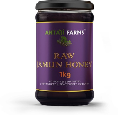 ANTAJI FARMS Unpasteurized Raw Jamun Honey SMR tested( Pack of1,1Kg)(1 kg)