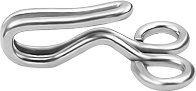 lookat Stainless Steel Blouse Hooks for Ladies Blouses, Dresses,Frocks Pack 500 Hook Eye(Pack of 500)