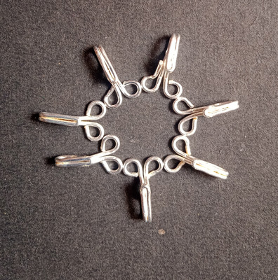 Rainbow enterprises Puresilverdresshooks Hook Eye(Pack of 5000)