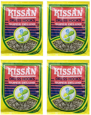 Shree Shyam Kissan Ladies Blouse Hook (Pack of 4) Hook Eye(Pack of 400)