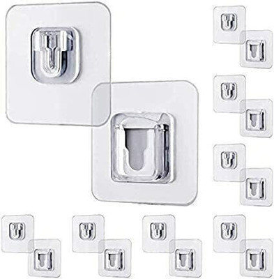 SJK (Pack of 10) Self-Adhesive Male Female Hook 256 Hook 10(Pack of 1)