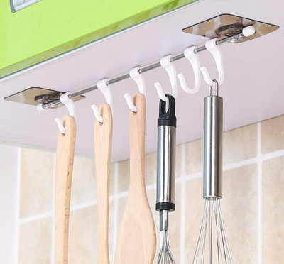 KRAZE Magic Sticker Series Self Adhesive Bathroom Towel Hanger Hook 1(Pack of 1)