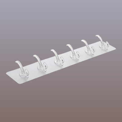 Vynyex self-adhesive multiuse wall sticker (6-pack) Hook 12(Pack of 2)