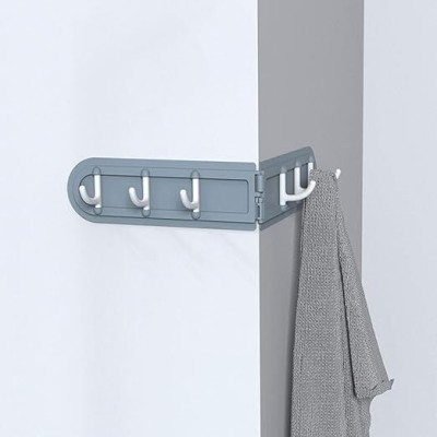 PMB SALES Self Adhesive Wall Mounted Hooks,Bathroom Towel Hanger Hook Rail Hanger Rack Hook Rail 1(Pack of 1)
