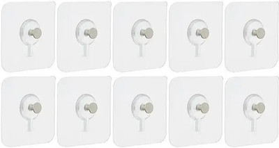 SJK (PACK OF 10)Multipurpose use bathroom and kitchen storage hook 1.246 Hook 1(Pack of 1)